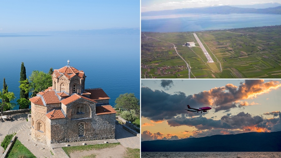 Travel to Lake Ohrid to get that summer tan while watching airplanes up close.