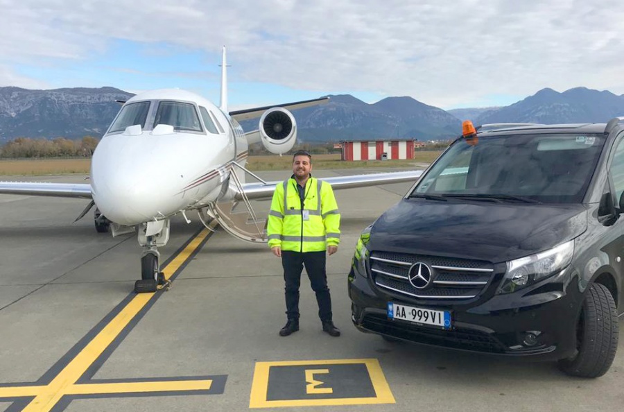 Euro Jet's Ground Handling Operator at Tirana airport, Arber Vavla
