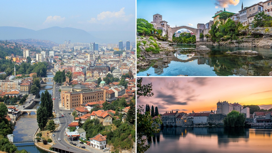 Culturally and historically rich: Sarajevo, Mostar, and Trebinje