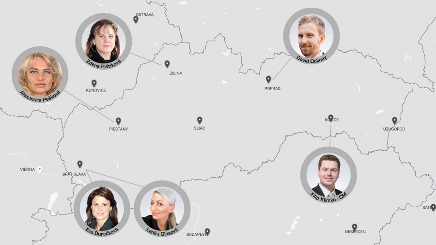 Euro Jet's network of local agents at five airports across Slovakia