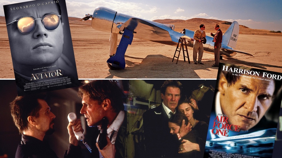 The Aviator with Leonardo DiCaprio or Air Force One with Harrison Ford - which one are you going to watch first?