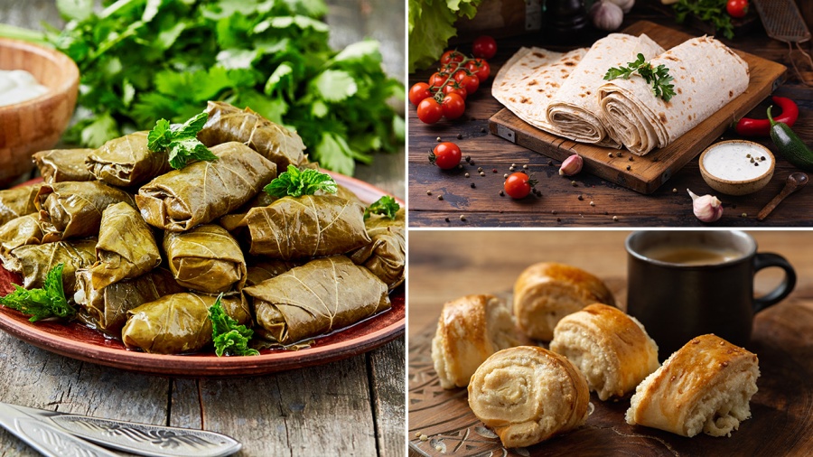 Dolma, lavash, and gata are the three culinary delights you should definitely not miss out on during your stay in Yerevan.