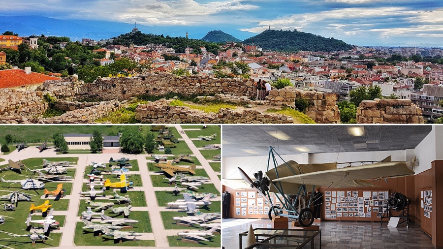The charming ancient city and arguably the best aviation museum in Bulgaria make Plovdiv a great stop on your way to the Black Sea coast.